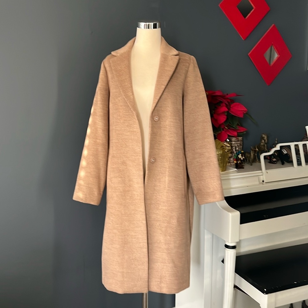 NWT H&M Tan Coat Sise S